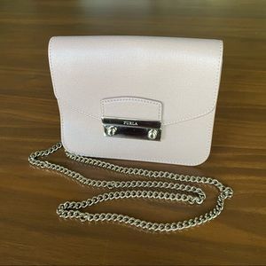 Furla pale pink mini Julia bag